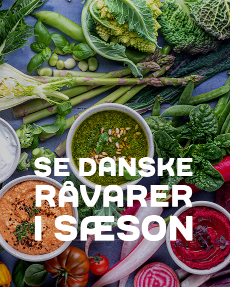 Hvilke danske råvarer er i sæson lige nu?