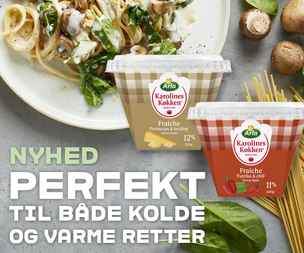 Arla Karolines Køkken fraiche med smag release - opskrifter