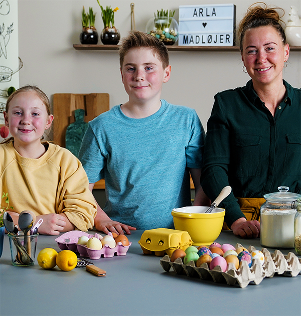 Sjove påskeaktiviteter med børn i køkkenet. Få inspiration her.