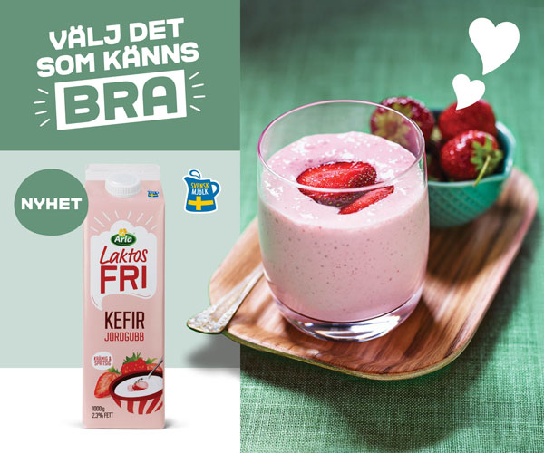 Arla Laktosfri - Kefir Jordgubb