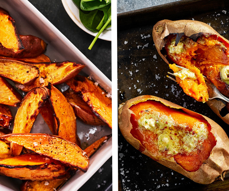 Sötpotatis på 7 goda sätt och knepen för att lyckas